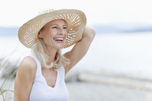 Portrait of smiling mature woman