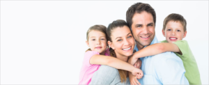 family smilng